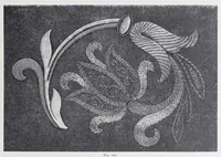 An illustration from Die Kunst der Goldstickerei nebst einer Anleitung zur Verwendung der Goldstickerei in Verbindung mit Application (1890)