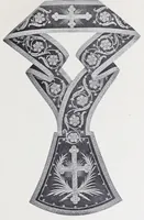 An illustration from Die Kunst der Goldstickerei nebst einer Anleitung zur Verwendung der Goldstickerei in Verbindung mit Application (1890)