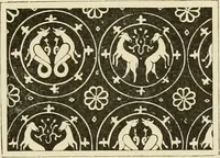 An illustration from Die Kunst des Zeugdrucks vom Mittelalter bis zur Empirezeit (1898)
