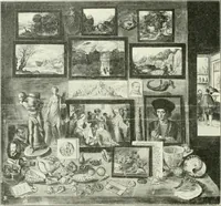 An illustration from Die Kunst- und Wunderkammern der Spätrenaissance : ein Beitrag zur Geschichte des Sammelwesens (1908)
