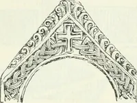 An illustration from Die älteste Kunst, insbesondere di Baukunst, der Germanen (1909)