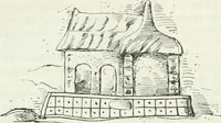 An illustration from Die älteste Kunst, insbesondere di Baukunst, der Germanen (1909)