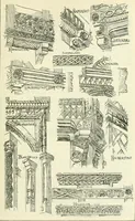 An illustration from Die älteste Kunst, insbesondere di Baukunst, der Germanen (1909)