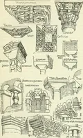An illustration from Die älteste Kunst, insbesondere di Baukunst, der Germanen (1909)