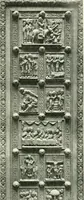 An illustration from Die älteste Kunst, insbesondere di Baukunst, der Germanen (1909)