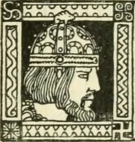 An illustration from Die älteste Kunst, insbesondere di Baukunst, der Germanen (1909)