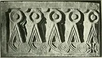 An illustration from Die älteste Kunst, insbesondere di Baukunst, der Germanen (1909)