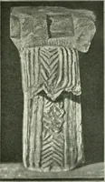 An illustration from Die älteste Kunst, insbesondere di Baukunst, der Germanen (1909)