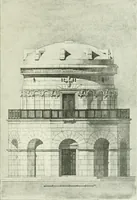 An illustration from Die älteste Kunst, insbesondere di Baukunst, der Germanen (1909)