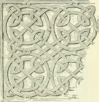 An illustration from Die älteste Kunst, insbesondere di Baukunst, der Germanen (1909)