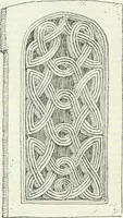 An illustration from Die älteste Kunst, insbesondere di Baukunst, der Germanen (1909)