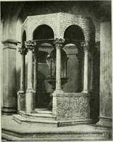 An illustration from Die älteste Kunst, insbesondere di Baukunst, der Germanen (1909)
