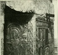 An illustration from Die älteste Kunst, insbesondere di Baukunst, der Germanen (1909)