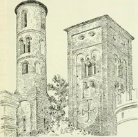 An illustration from Die älteste Kunst, insbesondere di Baukunst, der Germanen (1909)