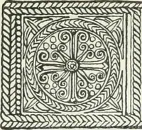 An illustration from Die älteste Kunst, insbesondere di Baukunst, der Germanen (1909)