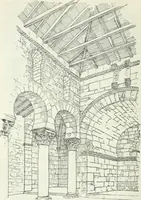 An illustration from Die älteste Kunst, insbesondere di Baukunst, der Germanen (1909)