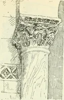 An illustration from Die älteste Kunst, insbesondere di Baukunst, der Germanen (1909)