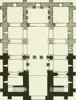 An illustration from Die älteste Kunst, insbesondere di Baukunst, der Germanen (1909)