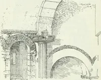 An illustration from Die älteste Kunst, insbesondere di Baukunst, der Germanen (1909)