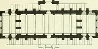 An illustration from Die älteste Kunst, insbesondere di Baukunst, der Germanen (1909)