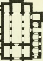 An illustration from Die älteste Kunst, insbesondere di Baukunst, der Germanen (1909)