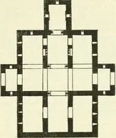 An illustration from Die älteste Kunst, insbesondere di Baukunst, der Germanen (1909)