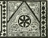 An illustration from Die älteste Kunst, insbesondere di Baukunst, der Germanen (1909)