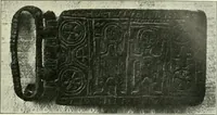 An illustration from Die älteste Kunst, insbesondere di Baukunst, der Germanen (1909)