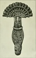 An illustration from Die älteste Kunst, insbesondere di Baukunst, der Germanen (1909)