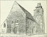 An illustration from Die älteste Kunst, insbesondere di Baukunst, der Germanen (1909)
