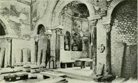 An illustration from Die älteste Kunst, insbesondere di Baukunst, der Germanen (1909)