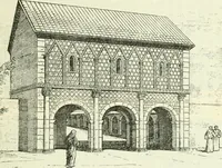 An illustration from Die älteste Kunst, insbesondere di Baukunst, der Germanen (1909)