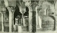An illustration from Die älteste Kunst, insbesondere di Baukunst, der Germanen (1909)