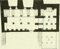 An illustration from Die älteste Kunst, insbesondere di Baukunst, der Germanen (1909)