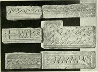 An illustration from Die älteste Kunst, insbesondere di Baukunst, der Germanen (1909)