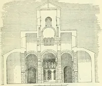 An illustration from Die älteste Kunst, insbesondere di Baukunst, der Germanen (1909)