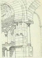 An illustration from Die älteste Kunst, insbesondere di Baukunst, der Germanen (1909)