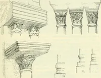 An illustration from Die älteste Kunst, insbesondere di Baukunst, der Germanen (1909)