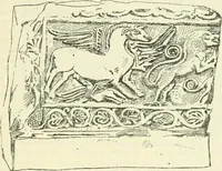 An illustration from Die älteste Kunst, insbesondere di Baukunst, der Germanen (1909)