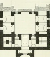 An illustration from Die älteste Kunst, insbesondere di Baukunst, der Germanen (1909)