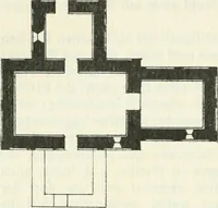 An illustration from Die älteste Kunst, insbesondere di Baukunst, der Germanen (1909)