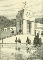 An illustration from Die älteste Kunst, insbesondere di Baukunst, der Germanen (1909)