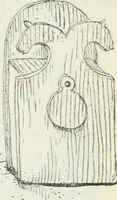 An illustration from Die älteste Kunst, insbesondere di Baukunst, der Germanen (1909)