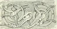 An illustration from Die älteste Kunst, insbesondere di Baukunst, der Germanen (1909)