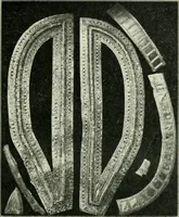 An illustration from Die älteste Kunst, insbesondere di Baukunst, der Germanen (1909)