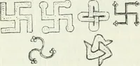An illustration from Die älteste Kunst, insbesondere di Baukunst, der Germanen (1909)