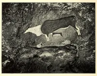 An illustration from Die Malereien der Buschmänner in Südafrika (1910)