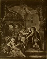 An illustration from Die Meisterwerke der Königl. Gemälde-Gallerie zu Dresden : 223 Kunstdrucke nach den Originalgemälden (1900)