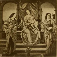 An illustration from Die Meisterwerke der Königl. Gemälde-Gallerie zu Dresden : 223 Kunstdrucke nach den Originalgemälden (1900)
