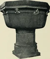 An illustration from Die mitteralterlichen Taufsteine der Provinz Schleswig-Holstein (1904)